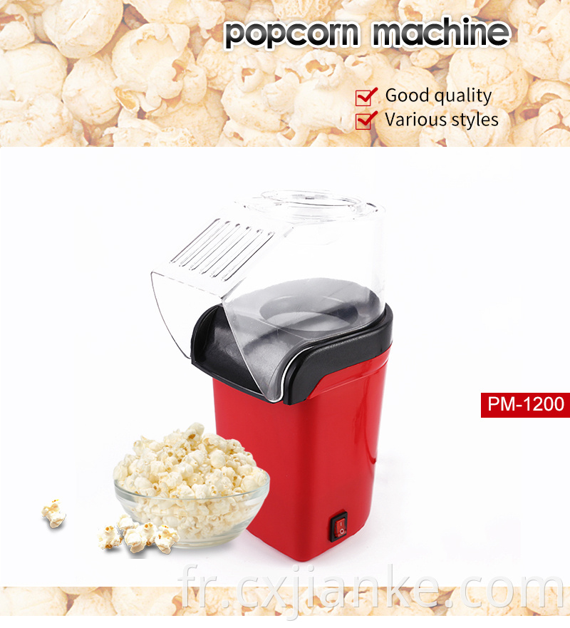 Petite machine de fabricant de pop-corn utile à prix bon marché